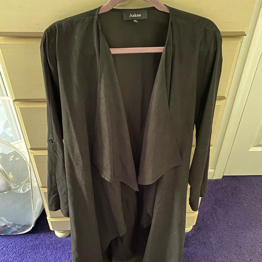 Long Jacket with tie waist